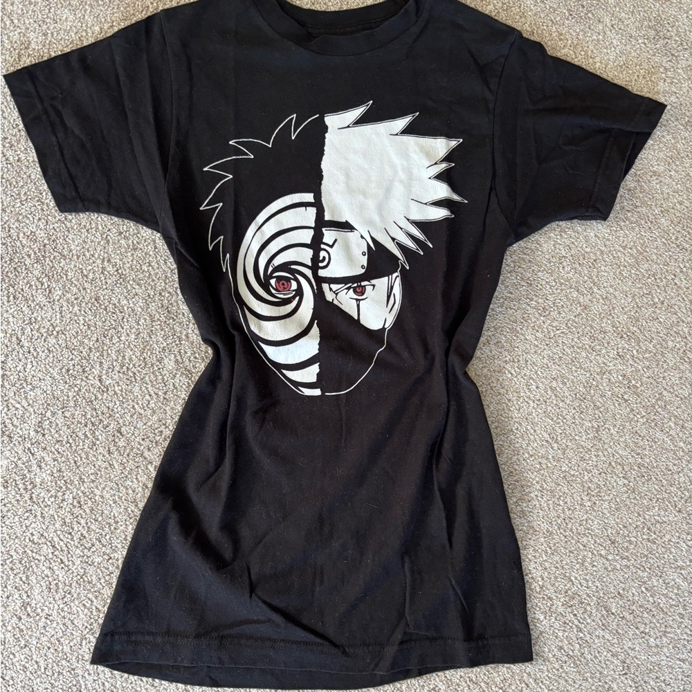 Ripple Junction Black Naruto Shippuden 20th Anniversary T-Shirt